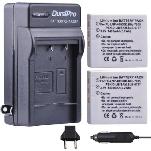 NP-40 Camera Rechargeagle Battery +Single Charger for Casio EX-Z30/Z40/Z50/Z55/Z57/Z750 EX-P505/P600/P700 PM200 NP 40