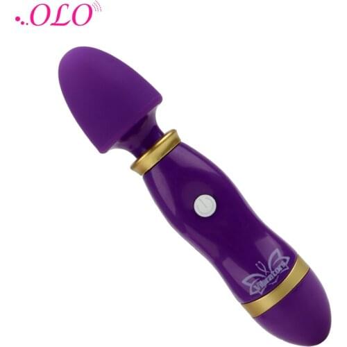 OLO Female Masturbation Magic Rod AV Stick G-spot Vibrator Clitoris Stimulate Adult Products 12 Speed Sex Toys for Woman