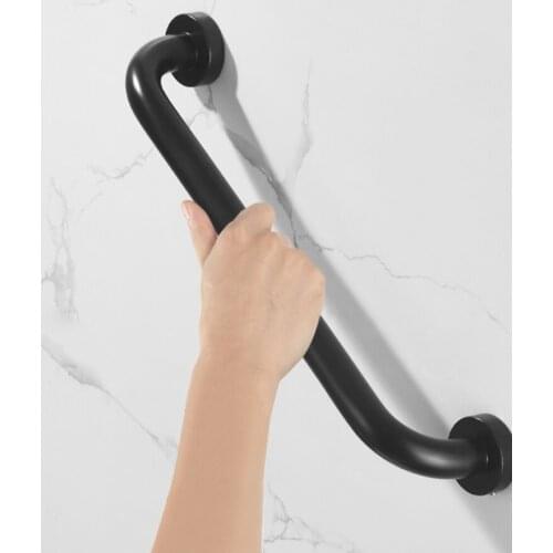 Black Bathroom Safety Rails Bath Handle Elderly Disabled Grab Bar Toilet Slip Barrier-free Railing Stairs Handrails Aluminum