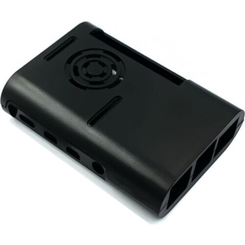 Lonten Raspberry Pi 4!!! New!Pi Box ABS case with Fan module for arduinos Raspberry Pi 4B + 3pcs pure aluminum heat sink