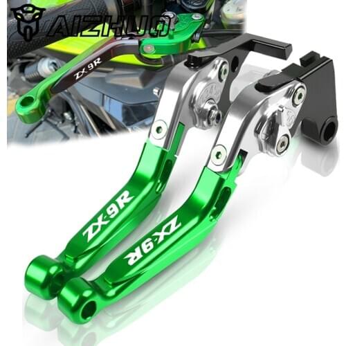 CNC Adjustable Clutch Brake Levers FOR KAWASAKI ZX9R ZX-9R 1998-1999 Motorcycle ZX 9R Extendable Handbrake Lever Accessories