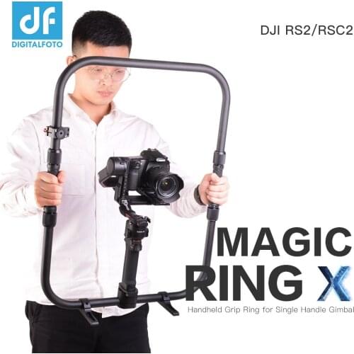 Handeld Grip Ring X with ARRI Gear Adapter for Single Handle Gimbal DJI RONIN S/SC/RS2/RSC2 Moza Air 2 Feiyu AK2000S