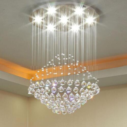 Modern minimalist round LED chandelier restaurant lights bedroom lamps LED lighting fixture crystal led lighting Hanging lamps