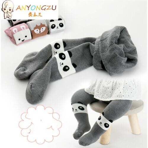 2020 Girls Boys Breathable Children Pantyhose Cartoon Towel Thickened Terry Tights Winter Hairy Suitable For 1-5 Years Cute