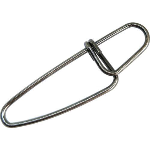 500/1000pcs Swivel Hook Fishing Snap Insurance Snap #0-#8 Stainless Steel Fishing Connector Terminal Tackle for Carp Fishing