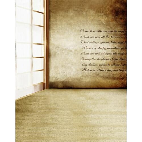 5x7ft Room Vintage Poem Photography Backdrops Photo Props Studio Background