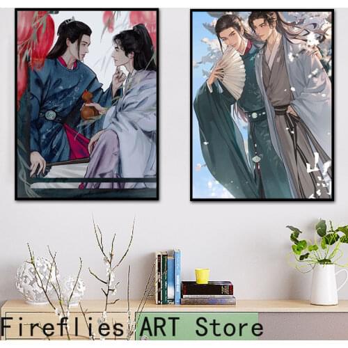 Word of Honor Shan He Ling Diamond Embroidery Full Square Drill Diamond Painting Anime Mosaic Cross Stitch Kits Home Decor