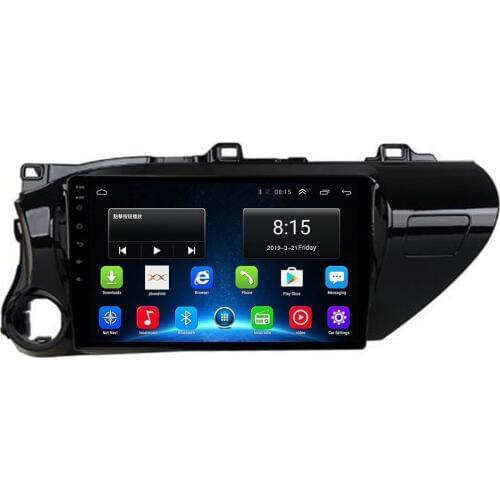 Android 10.0 Quad Core Fit TOYOTA Hilux 2016 2017 2018 2019 - Car DVD Player Navigation GPS Radio