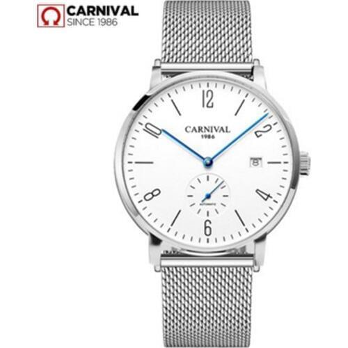 Top brand luxury Automatic mechanical Watch Men genuine leather strap Business men Watches Fashion Casual Date Clock relogio2019