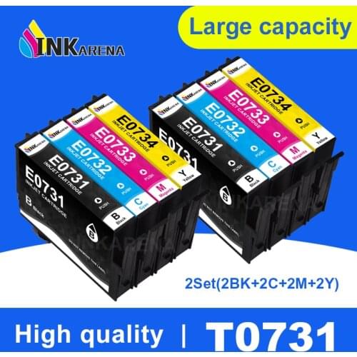 T0731 Ink Cartridge for Epson Cartridges 73N Stylus CX3900 CX4900 CX5600 CX5900 CX7300 CX8300 C90 TX200 TX210 TX410 Printer