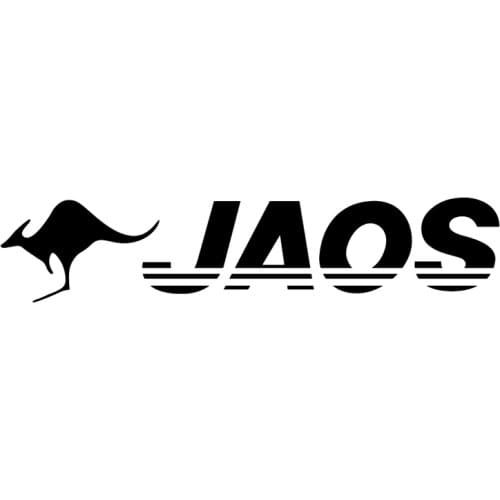 CS-1458# Funny Car Sticker JAOS Vinyl Decal White/Black for Motorcycle Bumper Rear Window