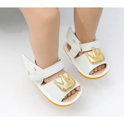 Infant Kids Baby Girls Prewalker baby first walker kids comfortable shoes for girl summer Elegant crown Princess Shoes