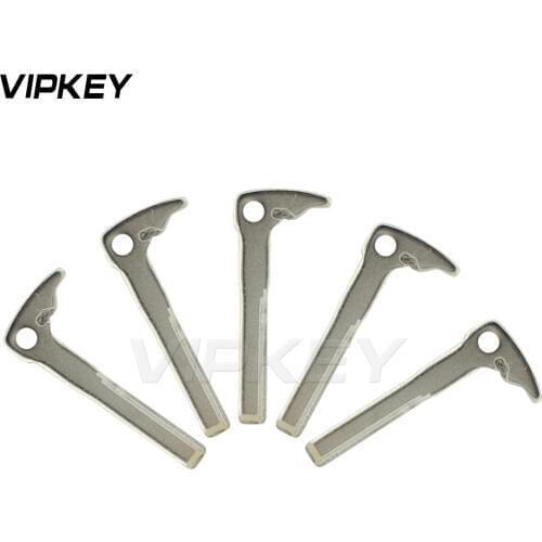 Remotekey 5pcs small spare remote emergency key blade For Mercedes Benz uncut replacement insert blade