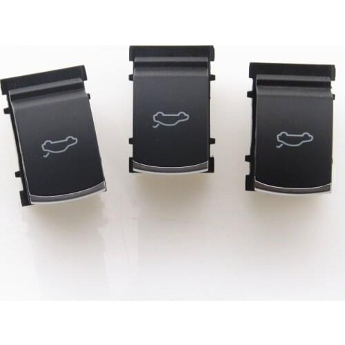 FHAWKEYEQ Qty 3 Chrome Tailgate Trunk Lid Control Switch Button For VW Jetta MK4 2011-2013 16D 959 831B 16D 959 831 B 16D959831B