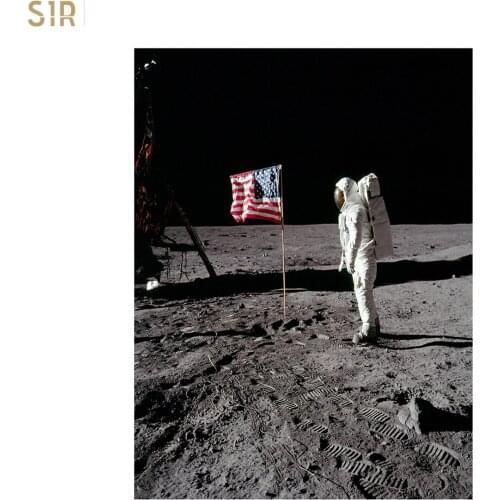 Astronaut Moon Figures Architectural Decoration Wall Art Home Decor Wall Decor Unframed Canvas Wall Art Decor Anime