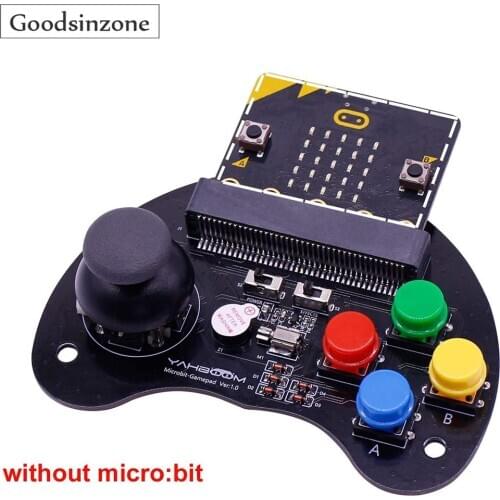 Robot Control Gamepad for Micro:bit, Handle Game Joystick STEM Education Graphic Kit (Micro:bit not Include)
