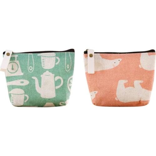 Korean Women Mini Money Wallet Cartoon Kids Girl Card Holder Mini Coin Bag