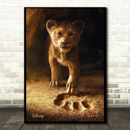 The Lion King Movie Poster Wall Art Canvas Print Canvas Decorative Painting Picture Wallpaper Living Room Decor painting