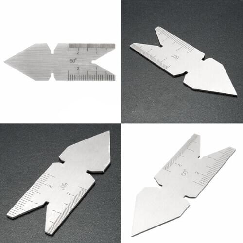 Metric Screw ISO 60° Inch Thread Pitch Gauge Center Gauge Measuring Lathe Tool