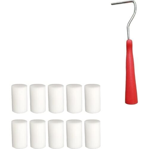 Mini Foam Paint Roller 10x Covers High Density for Small Area Paint Supply