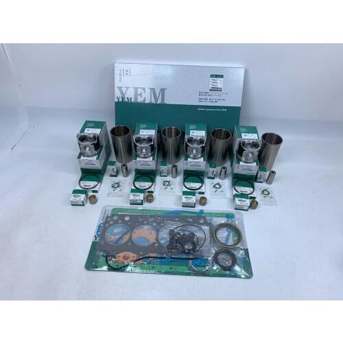 New Aftermaket Engine Part V3800 Repair Kit With Piston Rings Liner Cylinder Gaskets Set For Kubota
