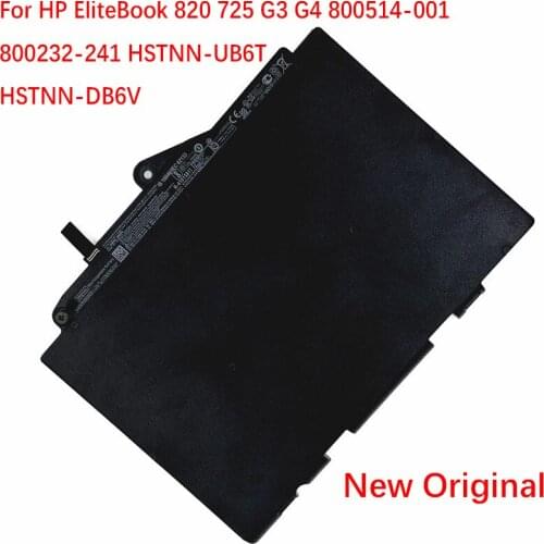 NEW Original SN03XL Laptop Battery For HP EliteBook 820 725 G3 G4 800514-001 800232-241 HSTNN-UB6T HSTNN-DB6V 11.4V 44WH