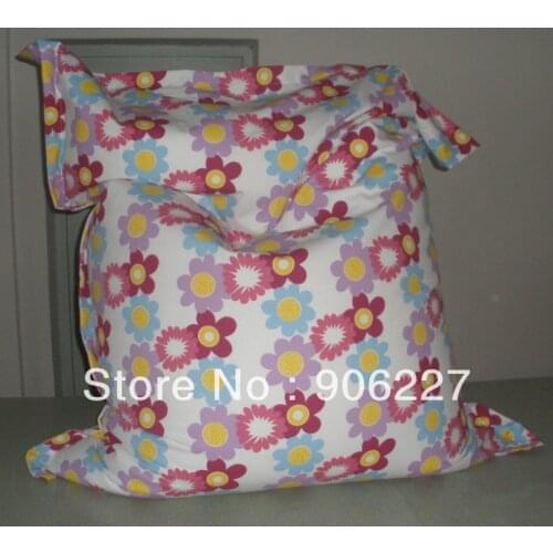 EXTRA LARGE SIZE !! Classic splash flower design adults beanbags chair , relaxing bean bag - free shipping