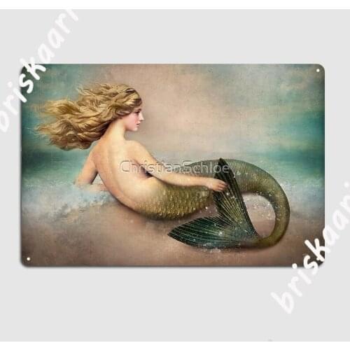 Her Ocean Poster Metal Plaque Club Party Living Room Painting Décor Customize Tin sign Poster
