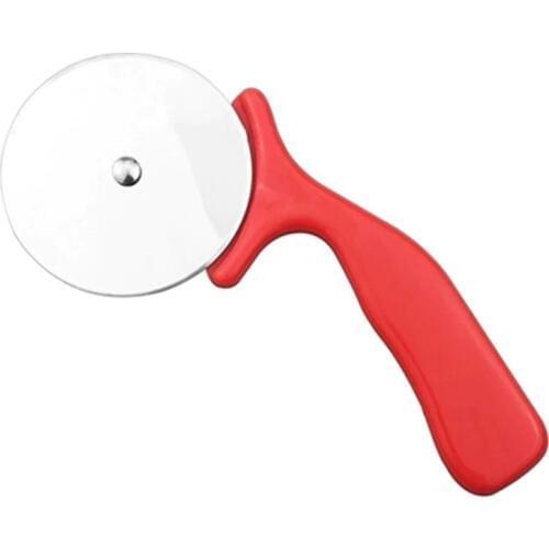 Stainless Steel Professional Pizza Wheel Knife Cutter Slicer Home Kitchen Utensil Cake Pies, Waffles And Dough Cookies Tools