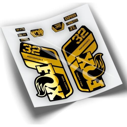 Stickers hairpin bicycle FOX 32 PERFORMANCE 2021 colors WP409 cycling accessories bike VINILOS MTB