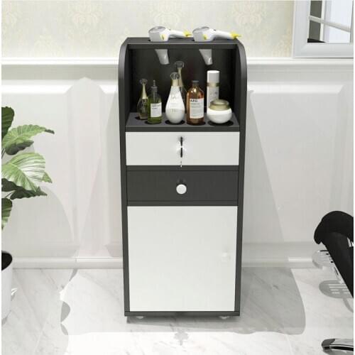 Hair Salon Trolley Hair Shop Beauty Cart Car Stroller For Air Blower Tools Storage Cabinet Professional Hair Salon Furniture