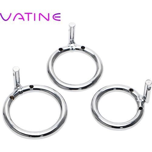 VATINE Anti Erection Penis Rings Cock Cages Additional Spares Male Chastity Device Scrotum Clamp Sex Toys for Men Male