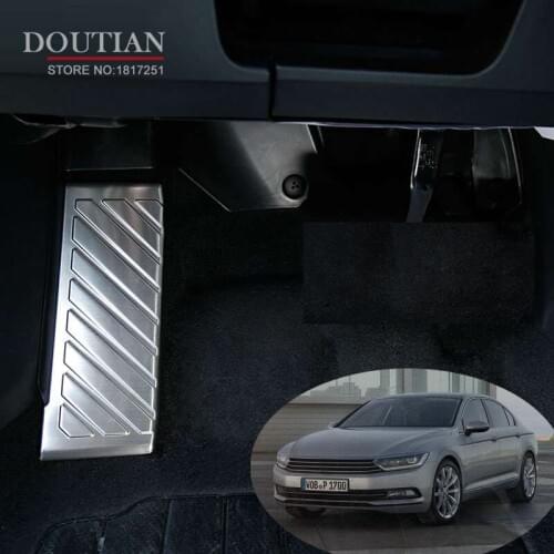High Quality Stainless steel foot inner Brake Rest lamp frame trim Break Pedal moulding For Vw Passat B8 Car Accessories