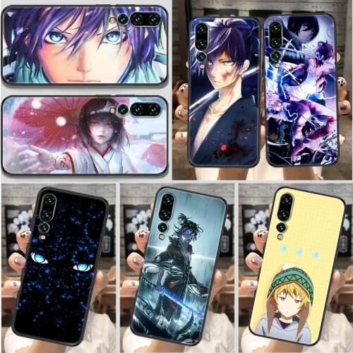Japanese Yato Noragami Anime Phone Case For Huawei P Mate P10 P20 P30 P40 10 20 Smart Z Pro Lite black luxury cell cover soft