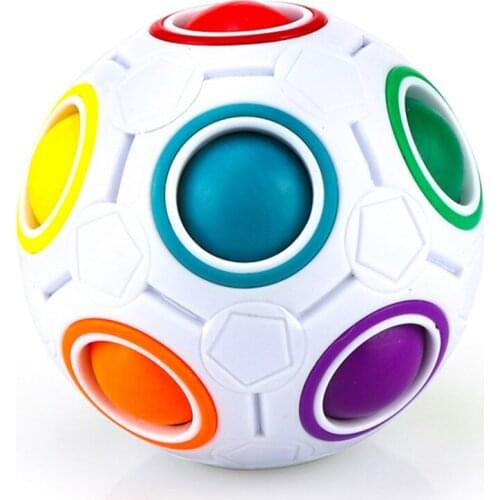 Yongjun release stress intelligence magic ball 12 colors rainbow ball for kids
