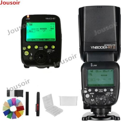 YONGNUO YN600EX-RT II 2.4G Wireless HSS 1/8000s Master Flash Speedlite for C Camera as 600EX-RT YN600EX RT II + GIFT KIT CD50