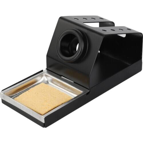 1 Pcs with Holes Metal Material Soldering Iron Stand with Sponge for 936 Soldering Station Soldering Handle
