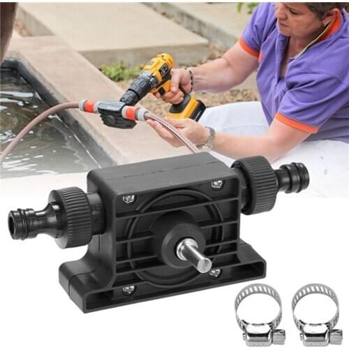 1PC Portable Electric Drill Pump Sinks Shank for Electric Hand Drill Oil Fluid Water Pump Aquariums Pool Self-Priming Pump