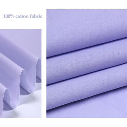 150cm*100cm Big deal! 100%cotton fabric light purple silk material for dress lining silk cotton tissue lightweight soft linings