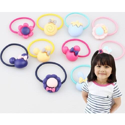 2pcs Children Sunflower Hair Rope Baby Girls Elastic Hair Bands Toddlers Bows Scrunchies Accessories Gift for Girl