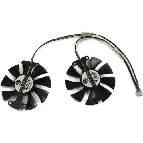 2pcs/lot AXRX 470/480 4GBD5 GPU Graphics Cooler VGA Fan For PowerColor Red Devil RX470 RX480 Video Cards Cooling As Replacement