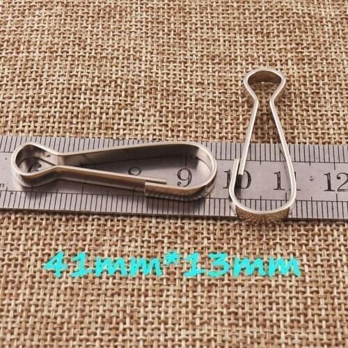 50 PCS Silver Lanyard Hooks,41MM small lanyard hook,craft supplies for Face Mask Lanyard,snap clips Findings