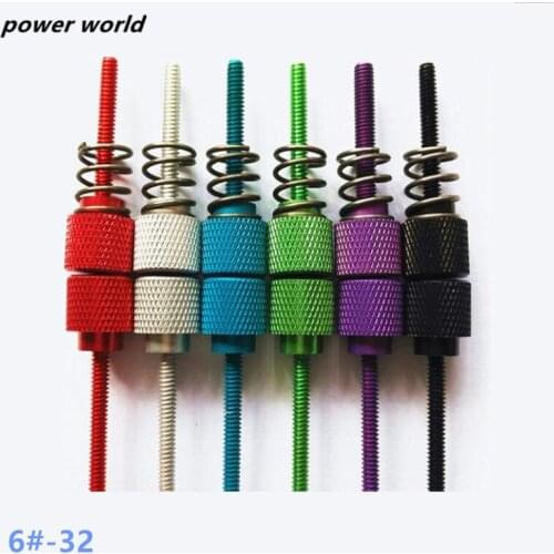 6#-32 aluminum alloy color spring non-slip high table anodized computer source graphics card water-cooled screw