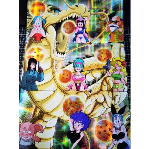 9pcs/set Super Saiyan Dragon Ball Z 9in1 Wrong Version Heroes Battle Card Ultra Instinct Game Collection Cards
