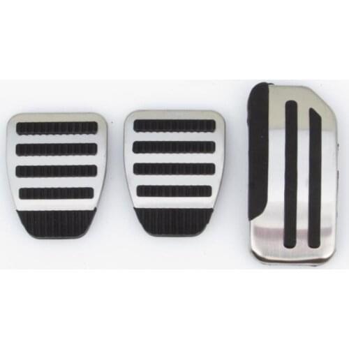 Car accessories Stainless steel Steel No-Drill Gas Brake Foot Pedal Cover For Nissan Altima Sentra Sunny Maxima Sylphy Tiida Pul