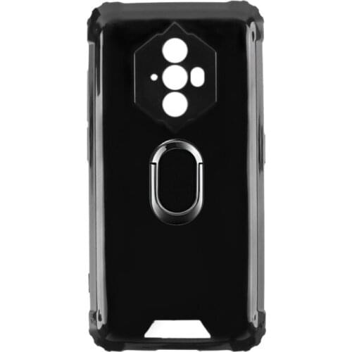 Cases for BLACKVIEW BV6600 Back Ring Holder Bracket Phone Case Cover for BlackView Bv6600 Phone TPU Soft Silicone Bags