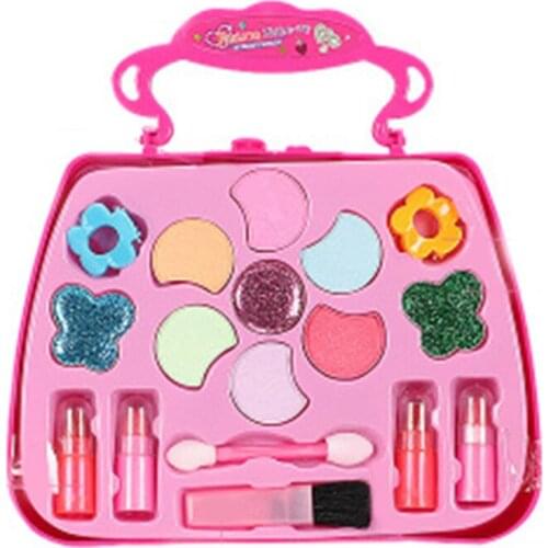 Play House Girls Toy Beauty Cosmetic Carry Case Pretend Hair Dryer Makeup Role Play Bag SANA889
