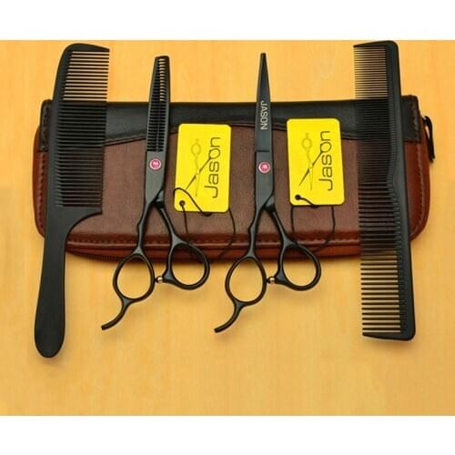 Jason 5.5 inches 6 inches Left hand scissors Suit Cutting scissors Thinning scissors Hair scissors