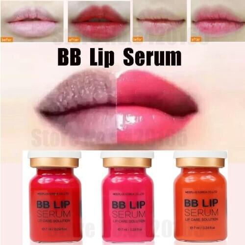 Korean Cosmetics BB Lips Serum Starter Kit Lip Gloss BB Cream Pigment For Lip Coloring Moisturizing Microneedle