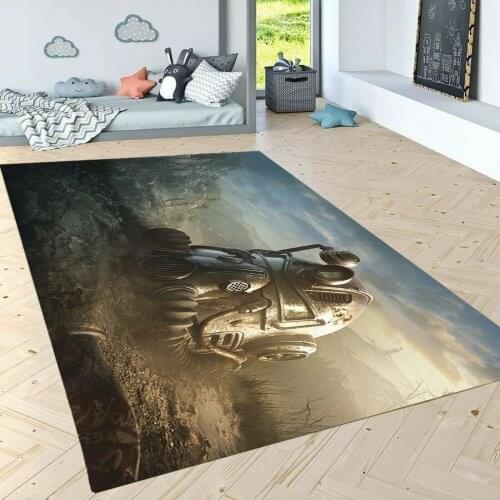 Fallout Patterned Carpet ,Non Slip Floor Carpet,Teens Carpet,Turkish Rug